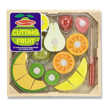Melissa & Doug Cutting Fruit Set - Wooden Play Food 4021